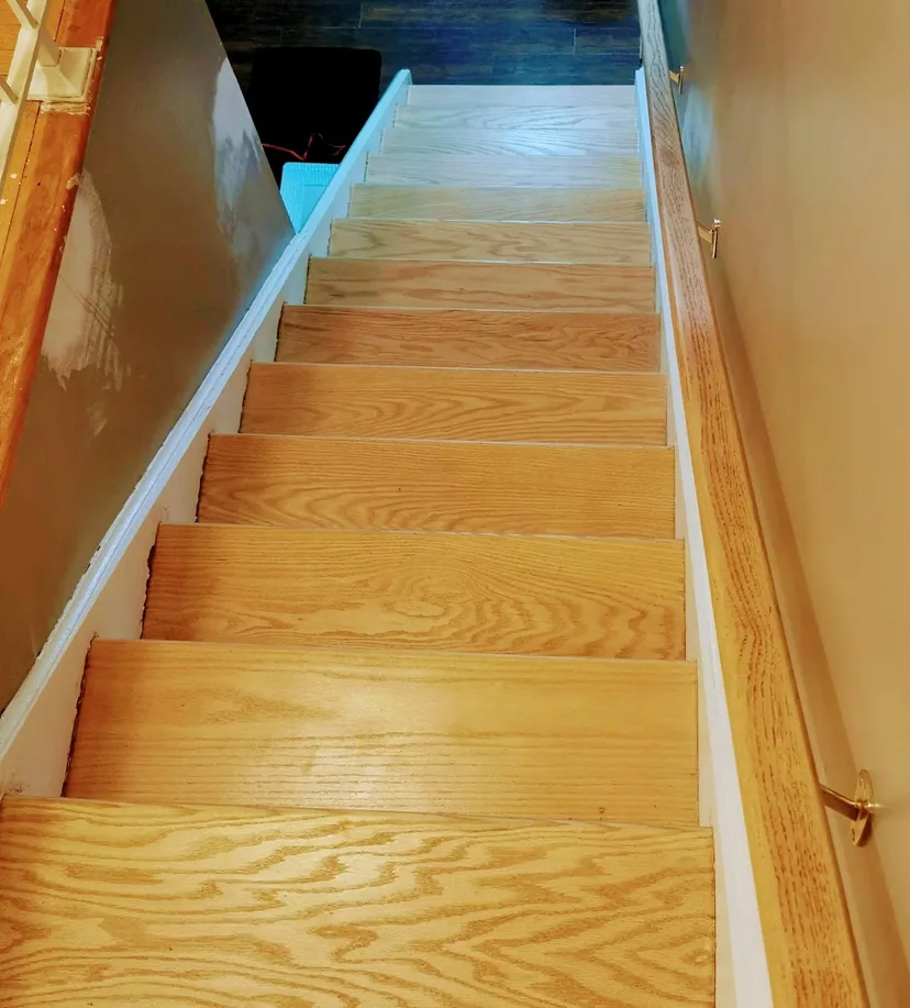The same basement before work began
