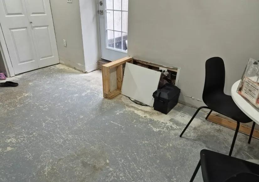Finished floor after installation
