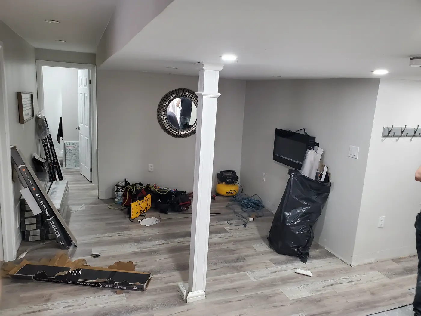 Basement Flooring & Renovation photo