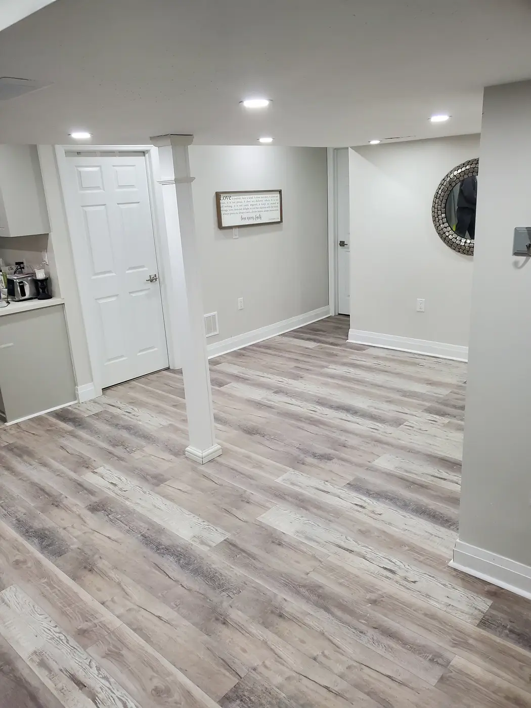 Basement Flooring & Renovation photo